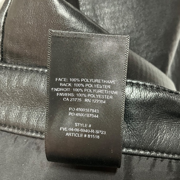 ARITZIA Wilfred ‘The Melina’ Vegan Super High Rise Straight Leg 5 Pocket Pants - Picture 10 of 11